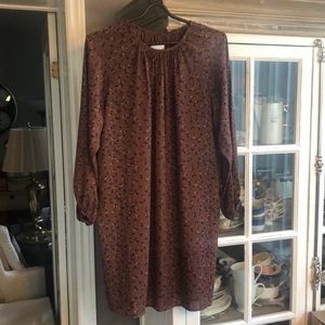 NWOT OAK + FORT Floral Dress, XS